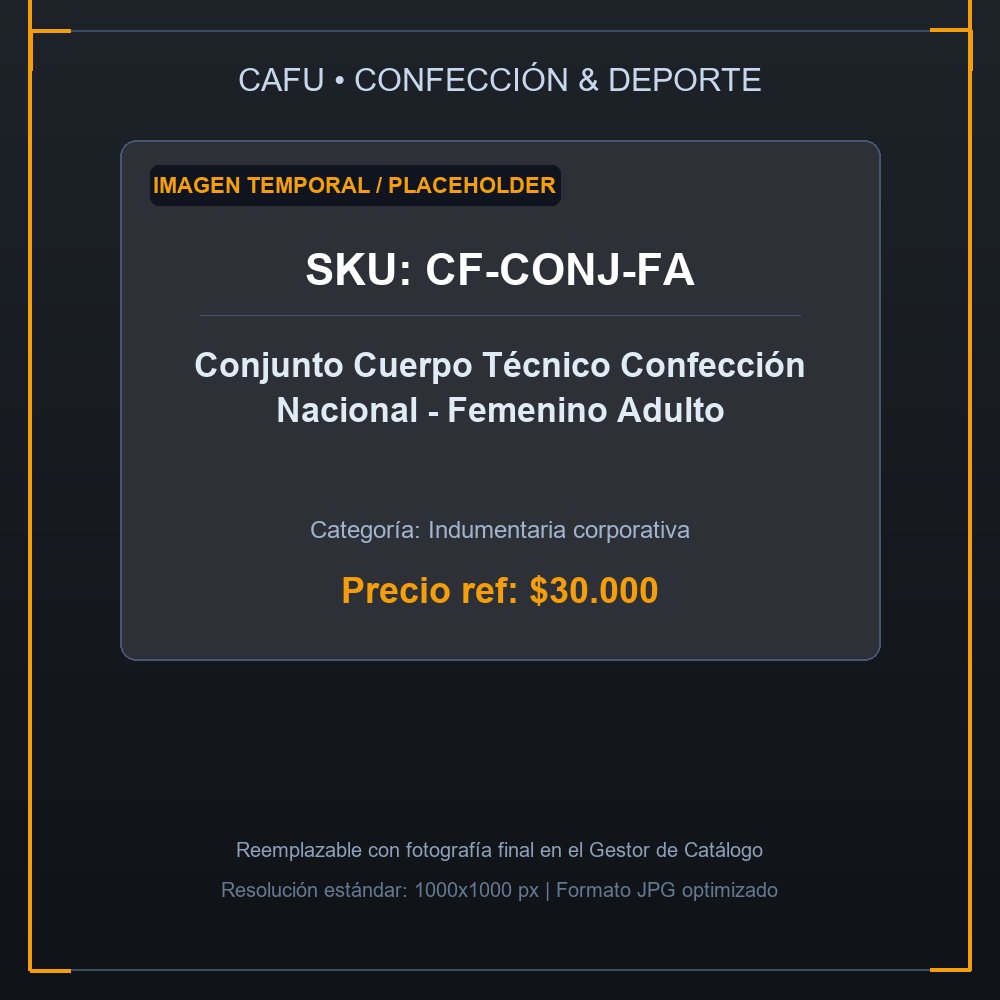 Conjunto Cuerpo Técnico Confección Nacional - Femenino Adulto