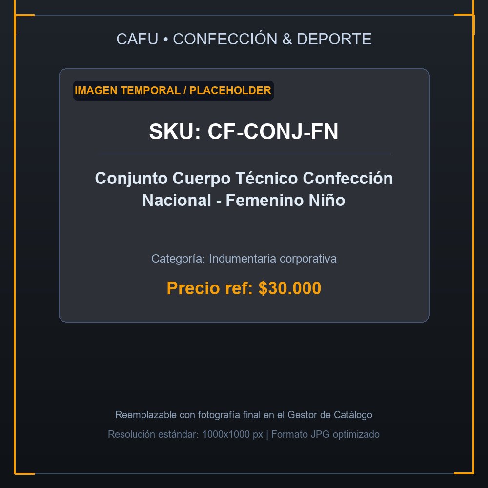 Conjunto Cuerpo Técnico Confección Nacional - Femenino Niño