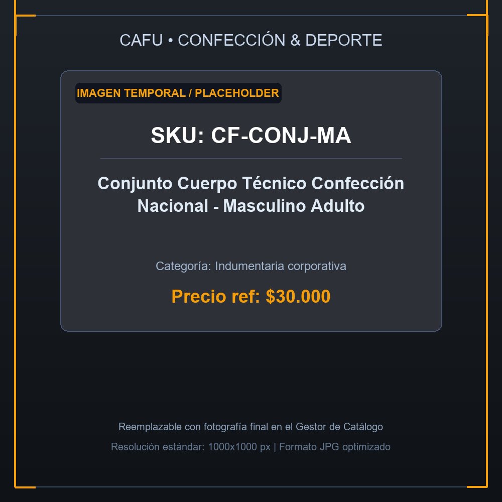 Conjunto Cuerpo Técnico Confección Nacional - Masculino Adulto