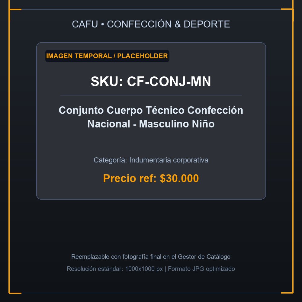 Conjunto Cuerpo Técnico Confección Nacional - Masculino Niño