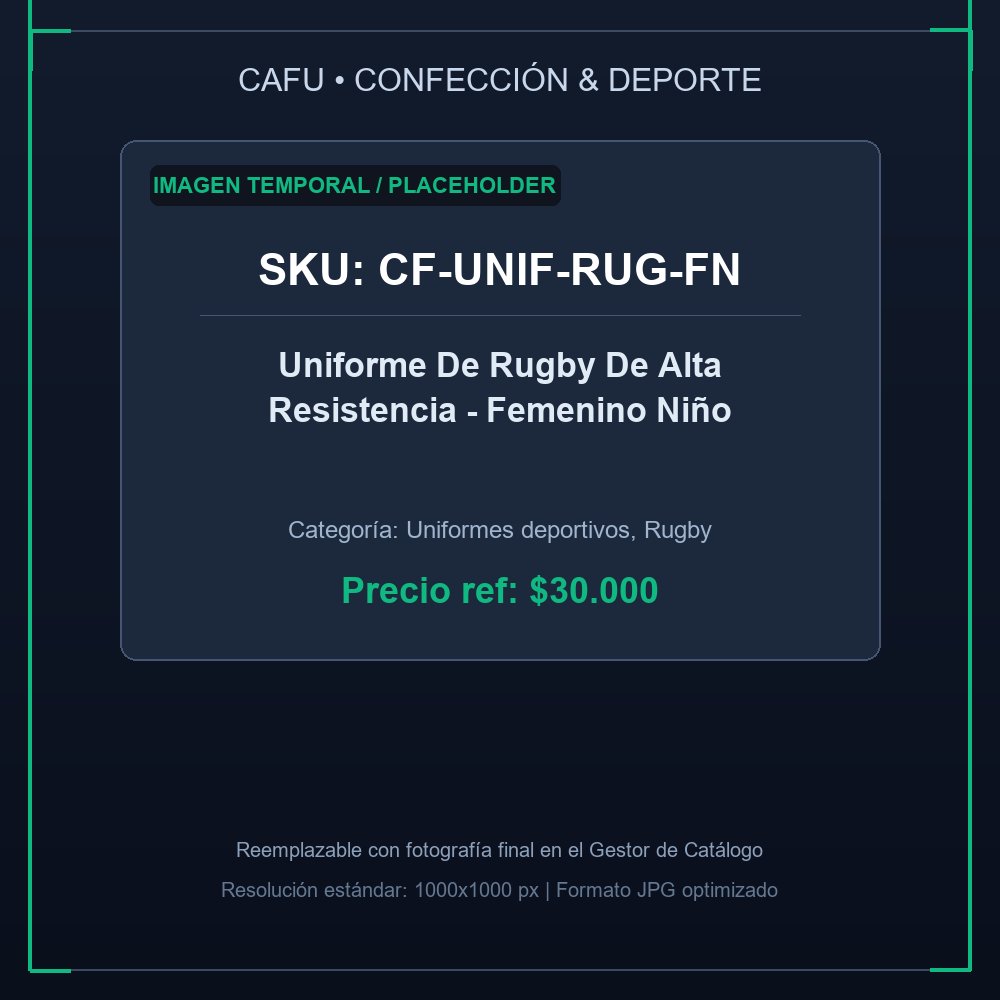 Uniforme De Rugby De Alta Resistencia - Femenino Niño