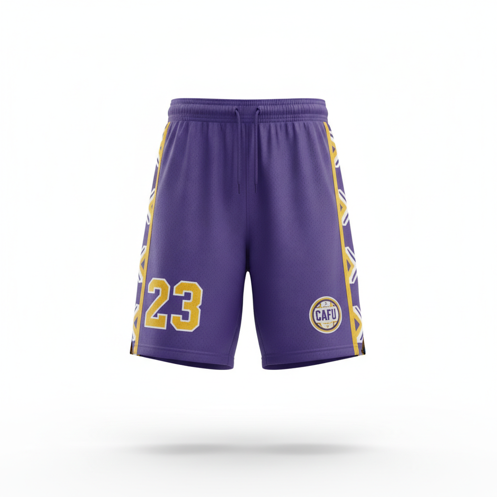 Short de básquetbol - Corte masculino